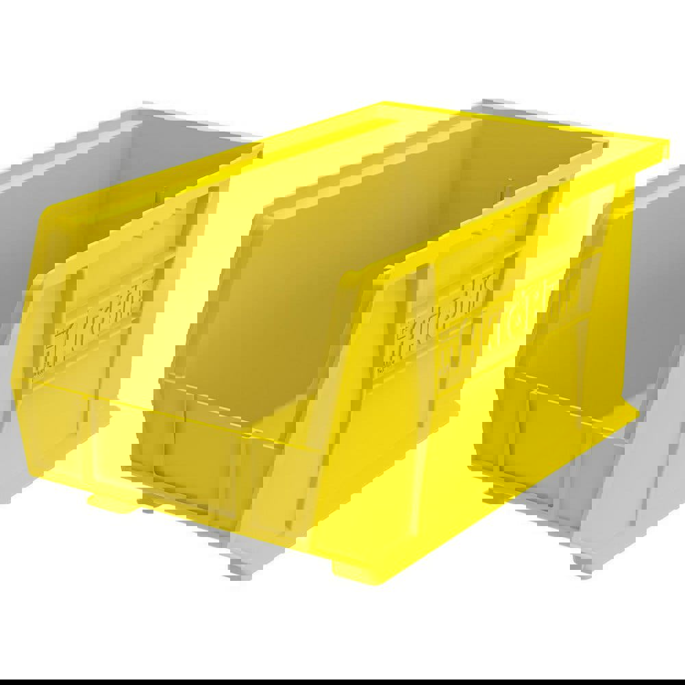 Plastic Hopper Stacking Bin: Yellow